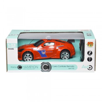 CARRO DE CONTROLE REMOTO SEM FIO POLICIA 
