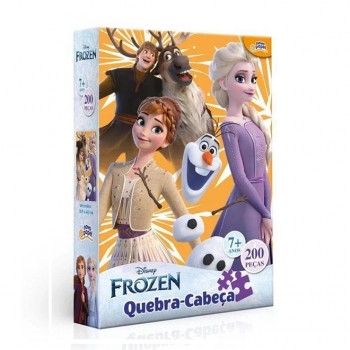 QUEBRA CABEÇA FROZEN 200 PEÇAS