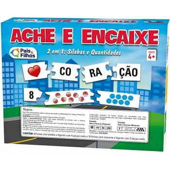 ACHE E ENCAIXE 2 EM 1 - SILABAS E QUANTIDADES 