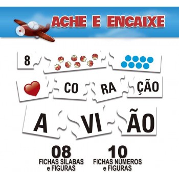ACHE E ENCAIXE 2 EM 1 - SILABAS E QUANTIDADES 