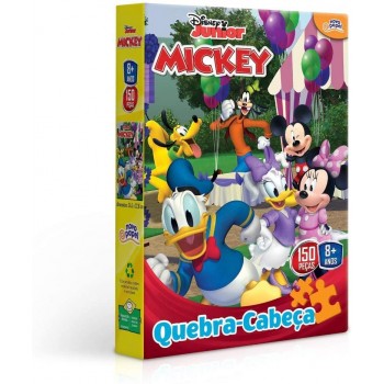QUEBRA CABEÇA DISNEY JUNIOR MICKEY 150 PEÇAS 
