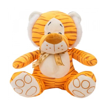 LEÃO DE PELÚCIA LISTRADO 23CM 