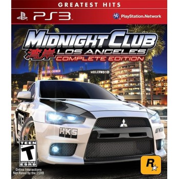 MIDNIGHT CLUB LOS ANGELES COMPLETE EDITION SEMI NOVO - PS3