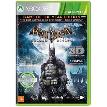 BATMAN ARKHAM ASYLUM SEMI NOVO - XBOX 360